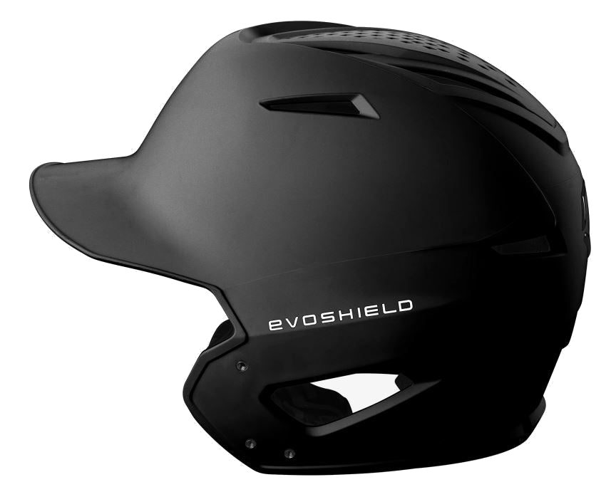 EvoShield XVT 2.0 black batting helmet side