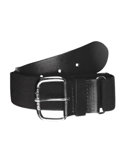 Baseball and softball elastic belt in black
