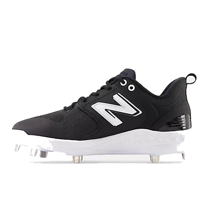 New Balance Fresh Foam X 3000 V6 black metal cleat alternate side