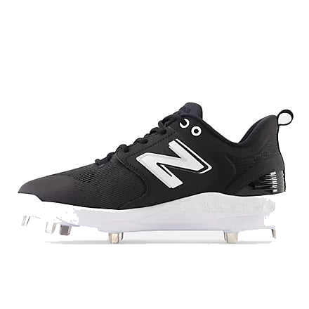 New Balance Fresh Foam X 3000 V6 black metal cleat alternate side