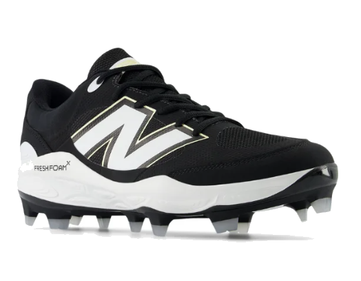 New Balance Fresh Foam 3000 V7 black moulded cleat side