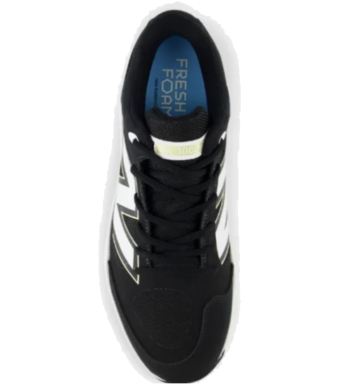 New Balance Fresh Foam 3000 V7 black moulded cleat top