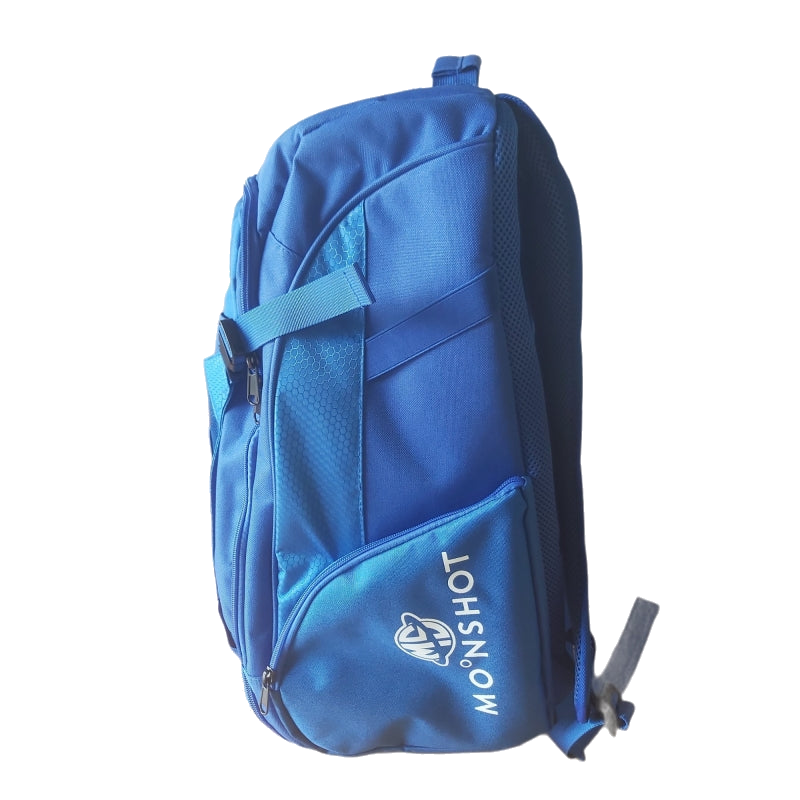 MoonShot Zero Gravity Pro blue backpack side