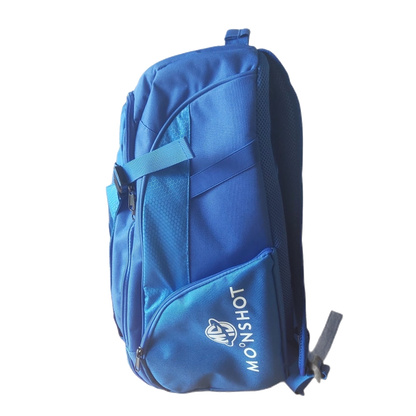 MoonShot Zero Gravity Pro blue backpack side