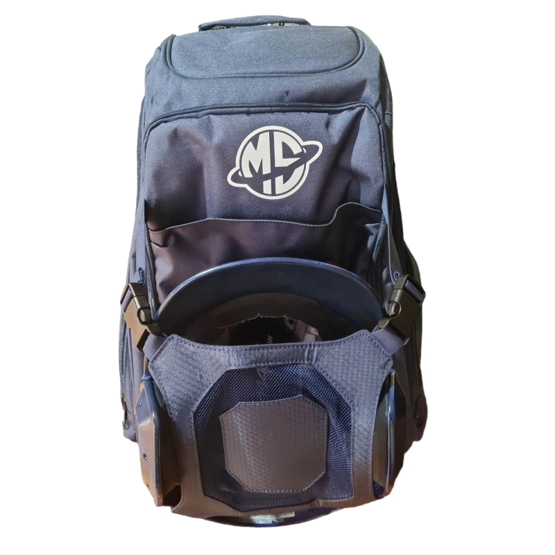 MoonShot Zero Gravity Pro black backpack open