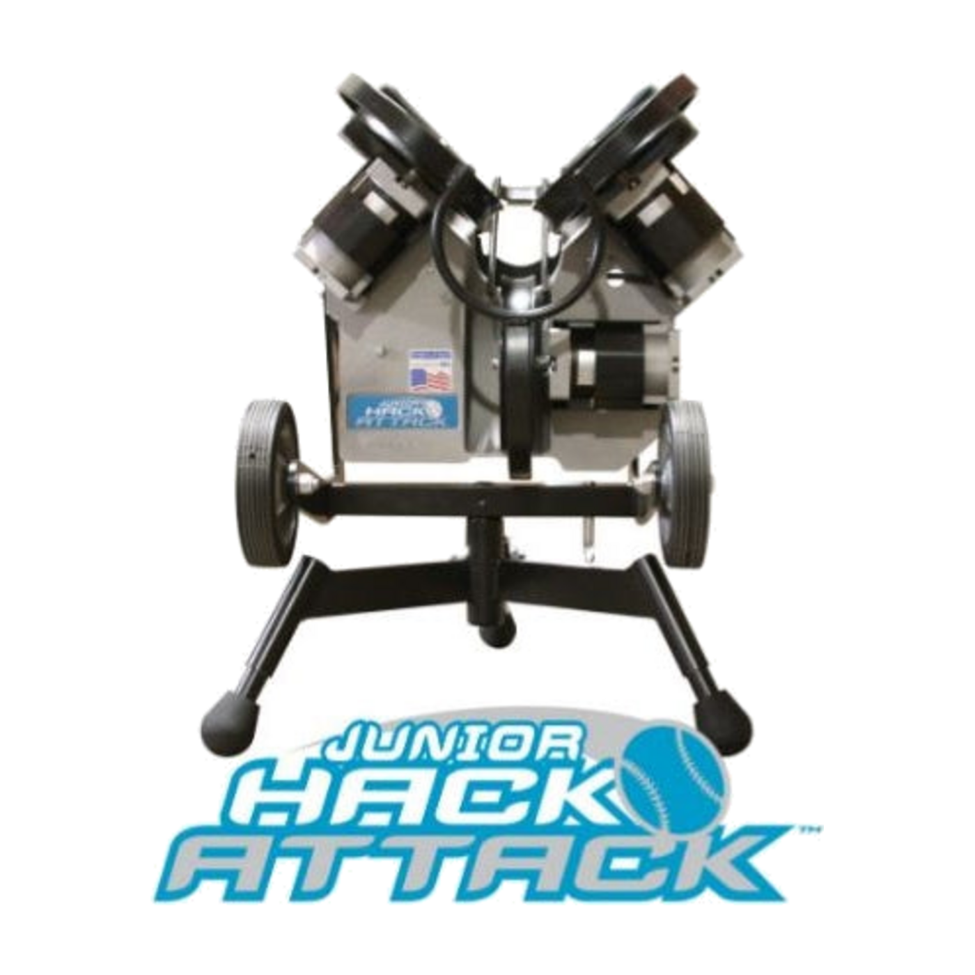Hack Attack Pitching Machine on a transparent background