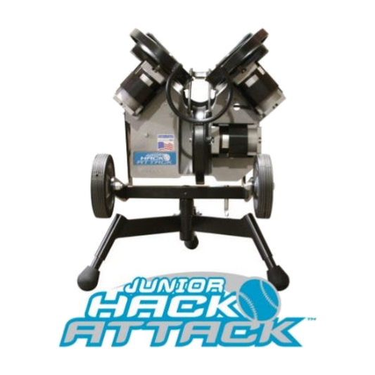 Hack Attack Pitching Machine on a transparent background