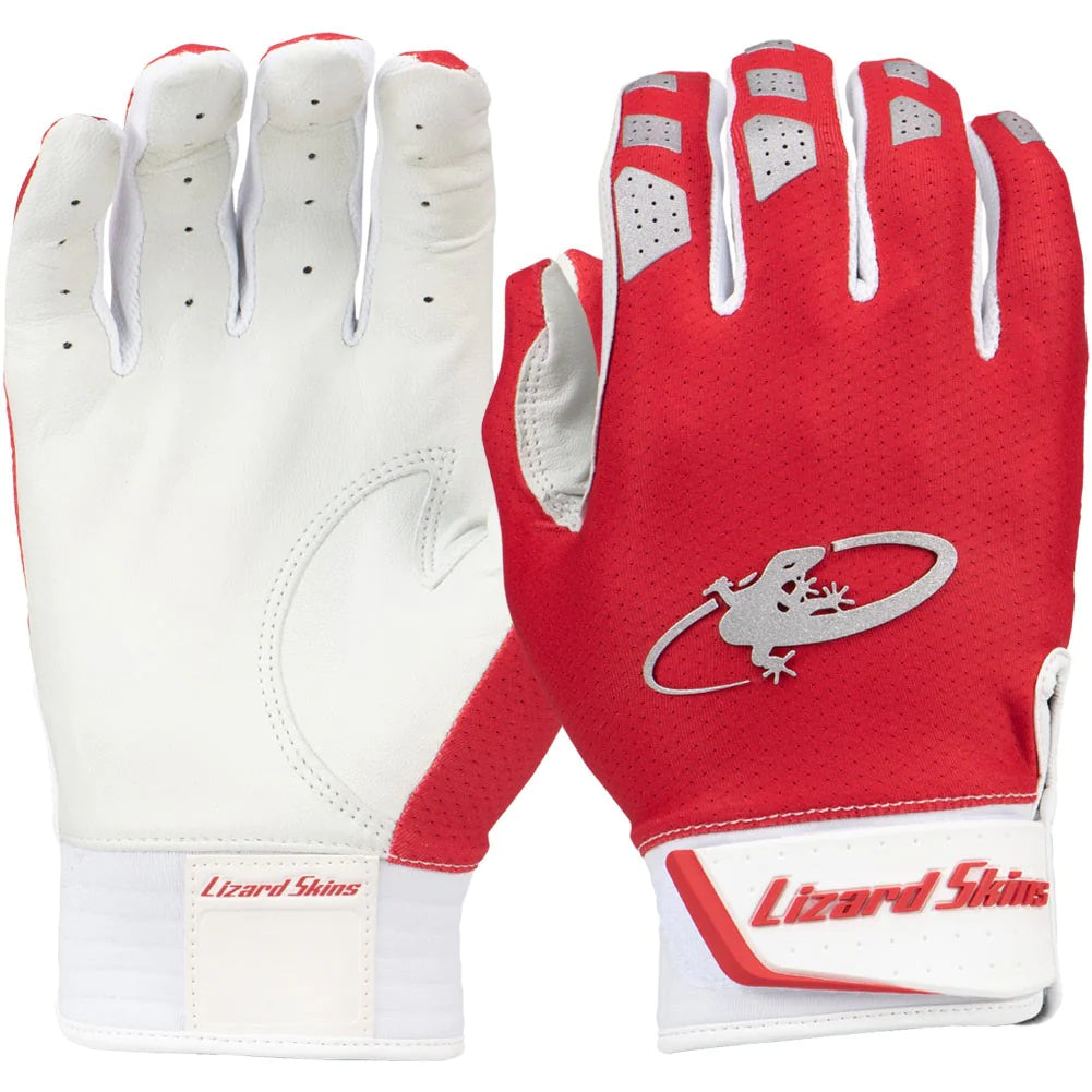 Lizardskin Komodo V2 Batting Gloves - Red