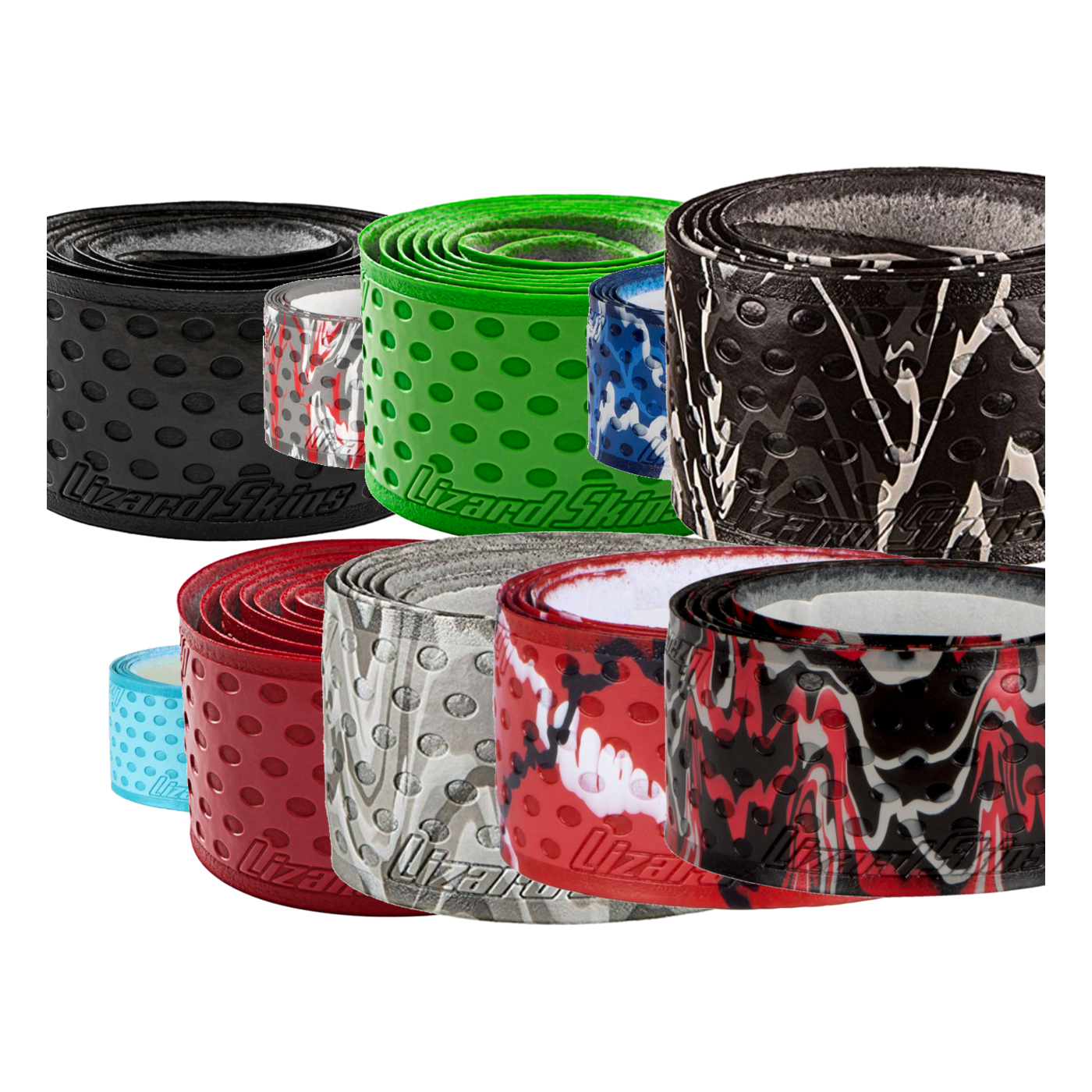 Lizard Skins 0.5 mm rolled bat grips in available colours