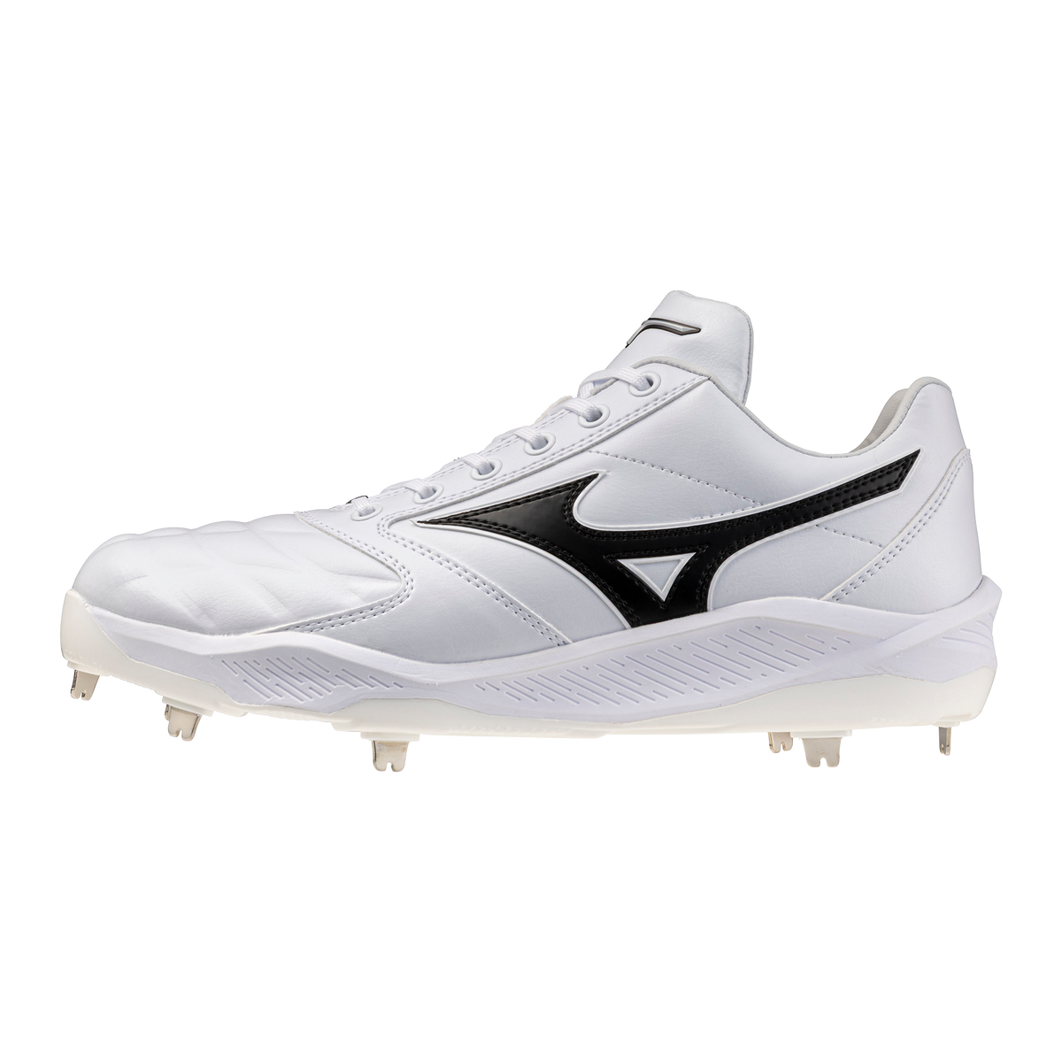 Mizuno Pro Select Metal Cleats - White/Black