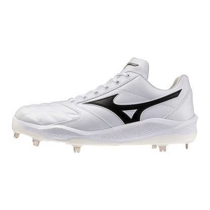 Mizuno Pro Select Metal Cleats - White/Black