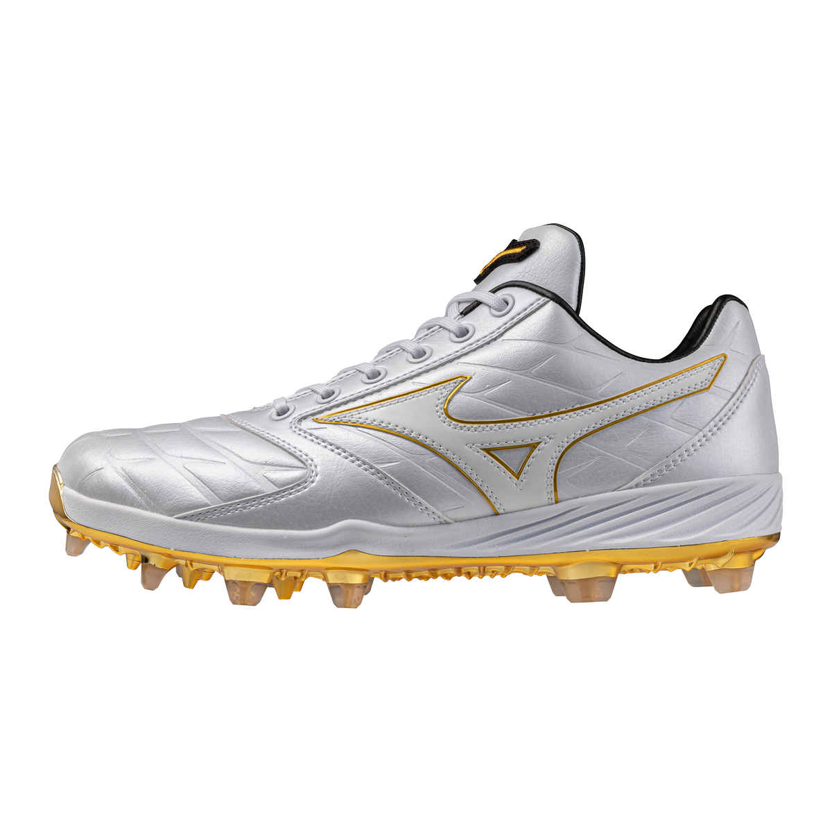 Mizuno CushionRevo Pro TPU Moulded Cleats - White/Gold
