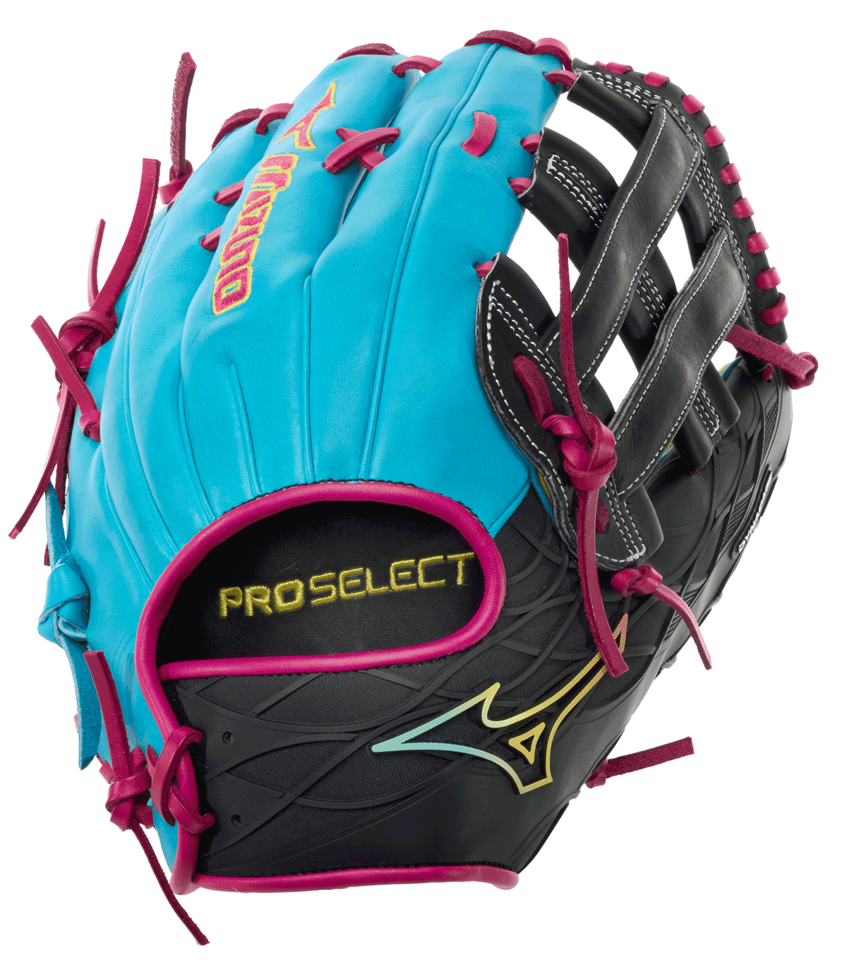 Mizuno Pro Select DynaCage GPS-71DDC 12.75" Outfield Glove - Blue