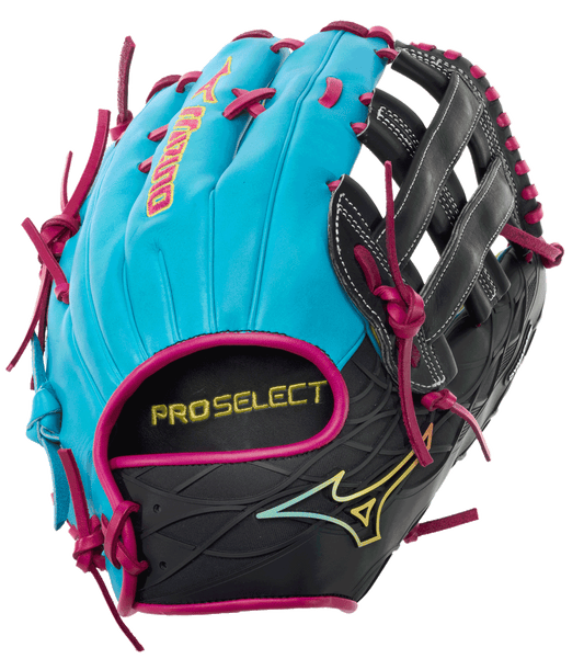 Mizuno Pro Select DynaCage GPS-71DDC 12.75" Outfield Glove - Blue