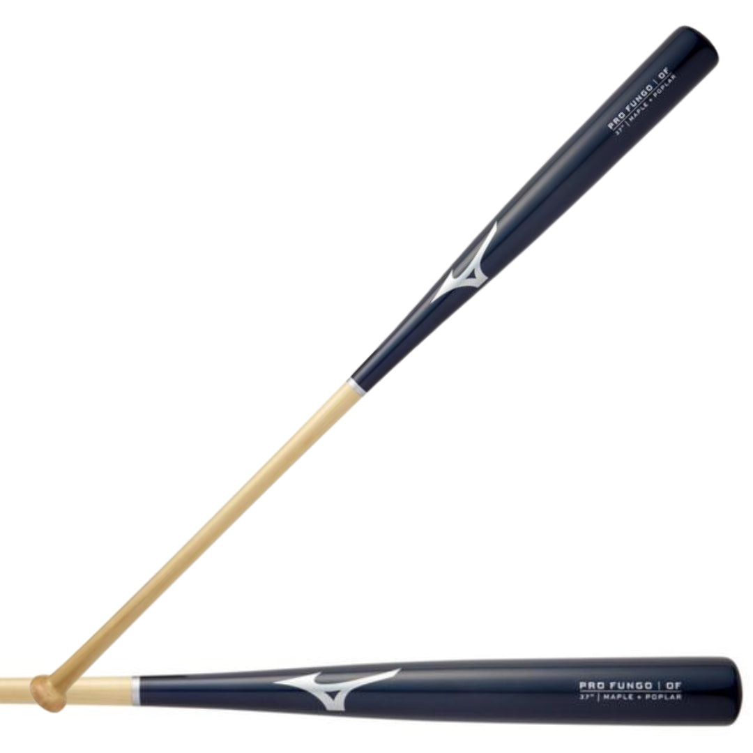 Mizuno Pro Fungo 37" Hybrid Wood Bat - Navy/Natural