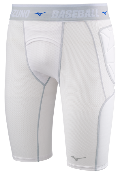 Mizuno Men's RB Shield Padded Sliding Shorts - White