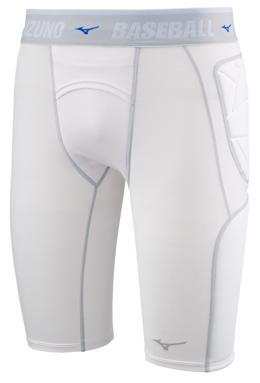 Mizuno Men's RB Shield Padded Sliding Shorts - White