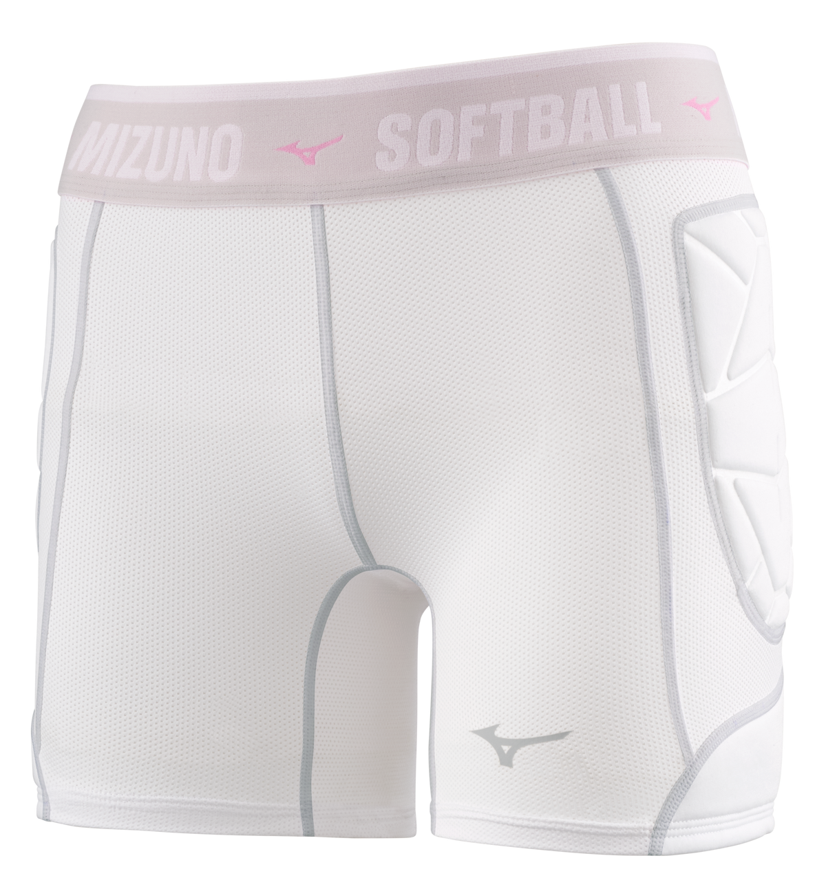 Mizuno Women's RB Shield Padded Sliding Shorts - White