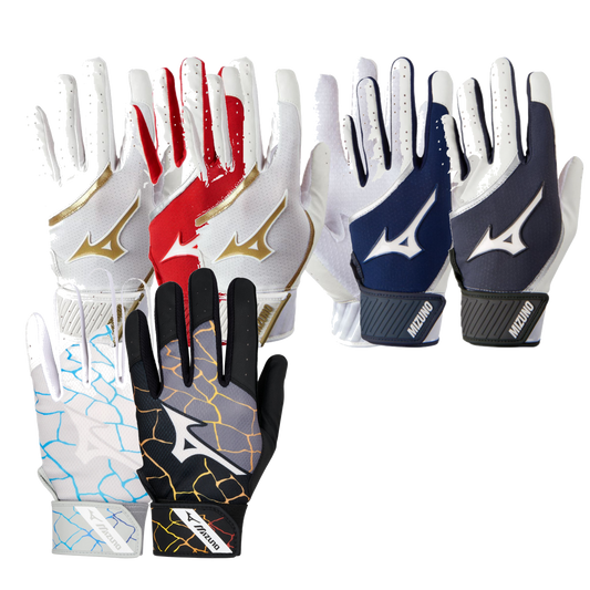 Mizuno MVP adult batting gloves in available colours