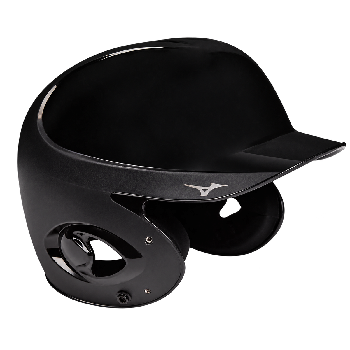 Black Mizuno MVP batting helmet