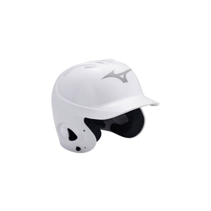 White Mizuno MVP batting helmet alternate view