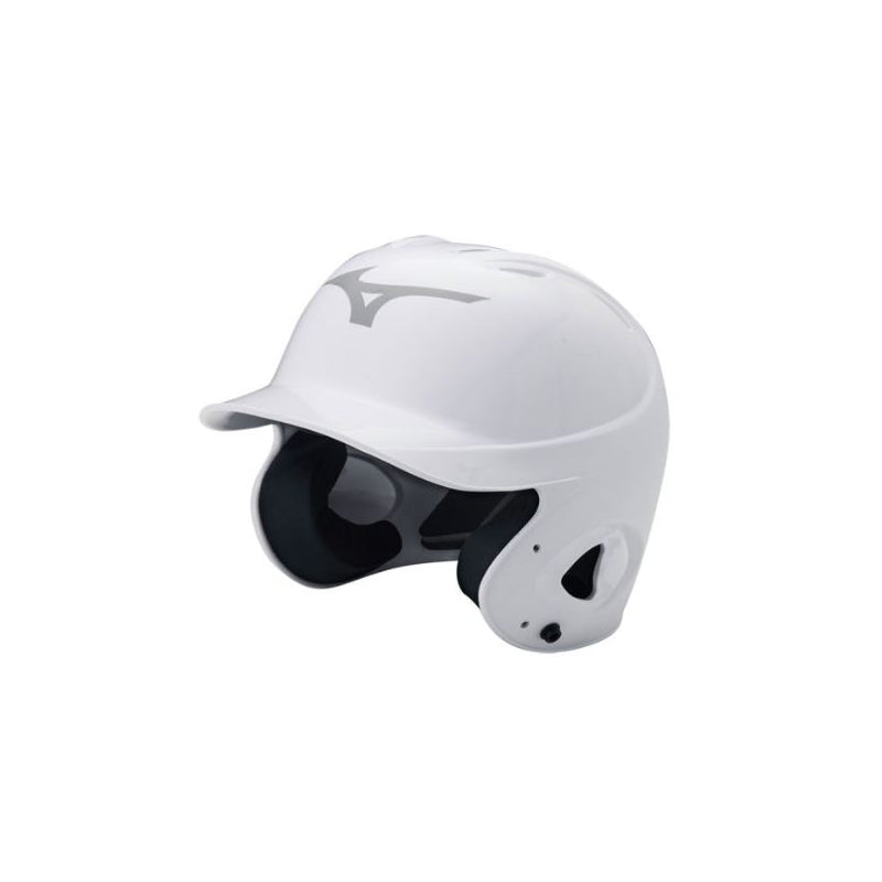 White Mizuno MVP batting helmet