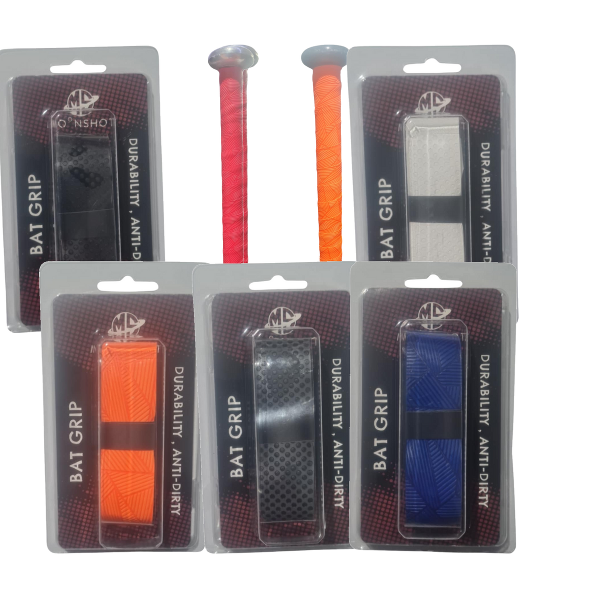 MoonShot bat grips in available colours
