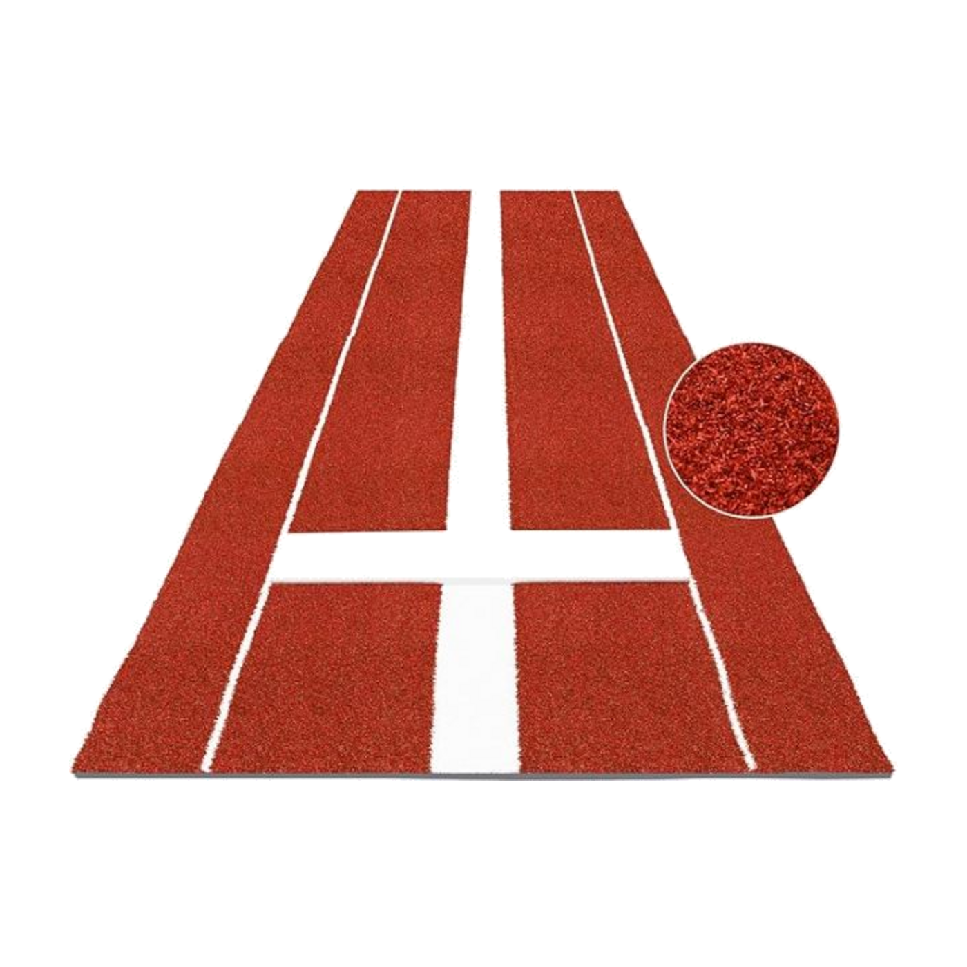 Pitching Mat (Clay Turf with Pitching Rubber) on a transparent background
