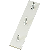 Pitching rubber with three steel spikes