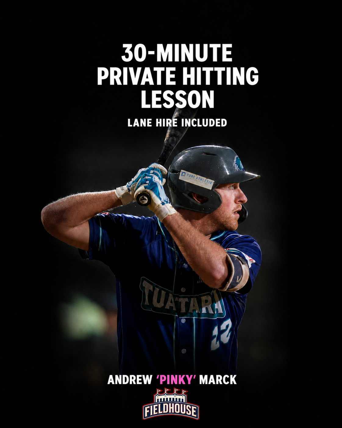 Private hitting lesson with Andrew Pinky Marck