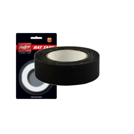 Rawlings bat tape in white and black