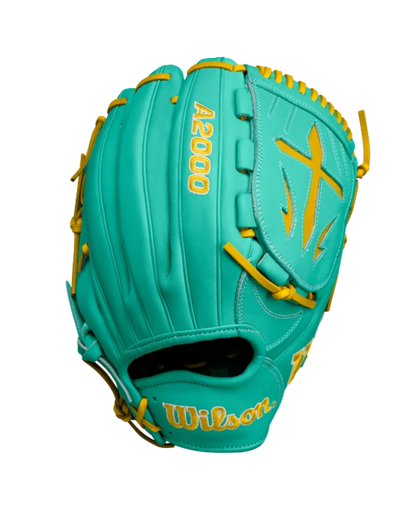 12" Wilson A2000 B23 Pitcher's Glove – Seafoam/Yellow