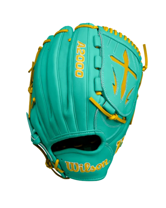 12" Wilson A2000 B23 Pitcher's Glove – Seafoam/Yellow
