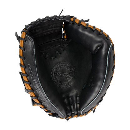 Under Armour Genuine Pro Baseball Catchers Mitt on a transparent background