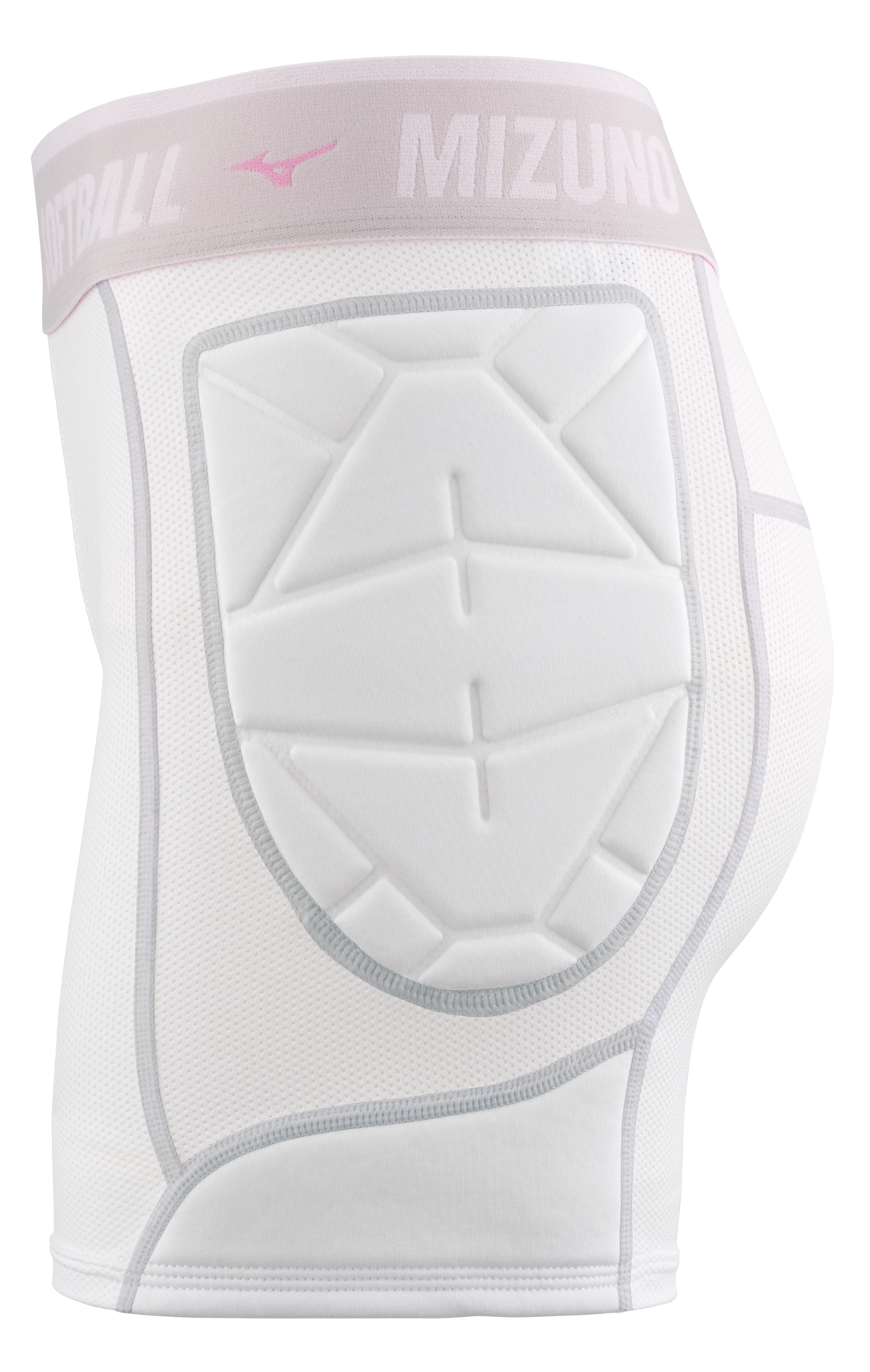 Mizuno Women's RB Shield Padded Sliding Shorts - White — product view 2