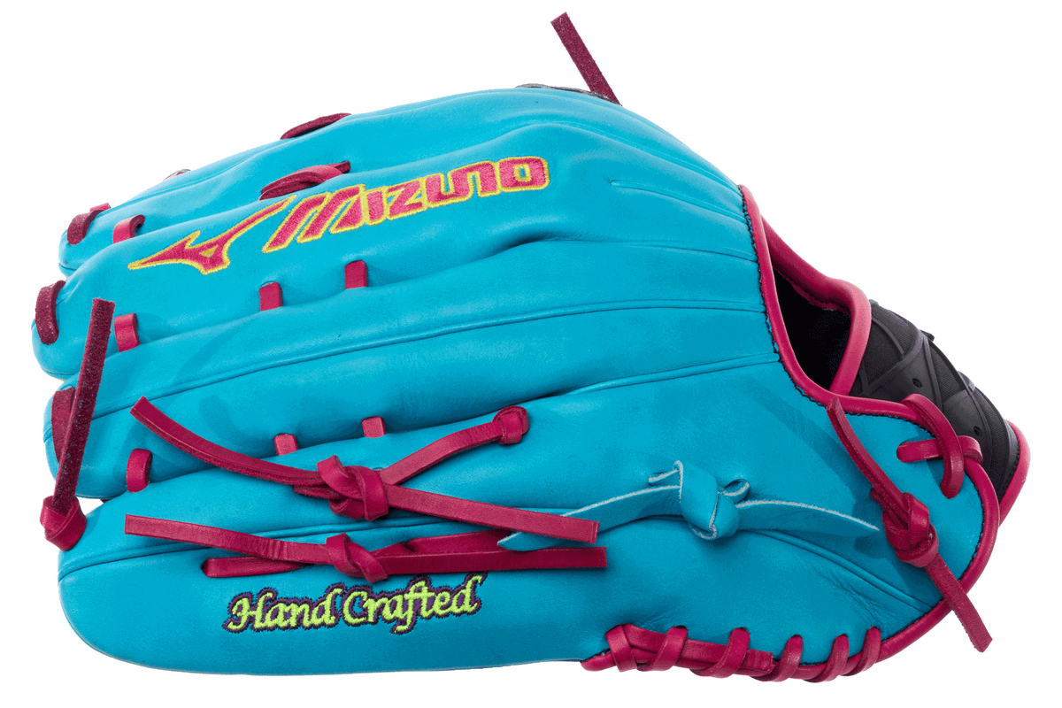 Mizuno Pro Select DynaCage GPS-71DDC 12.75" Outfield Glove - Blue — product view 3