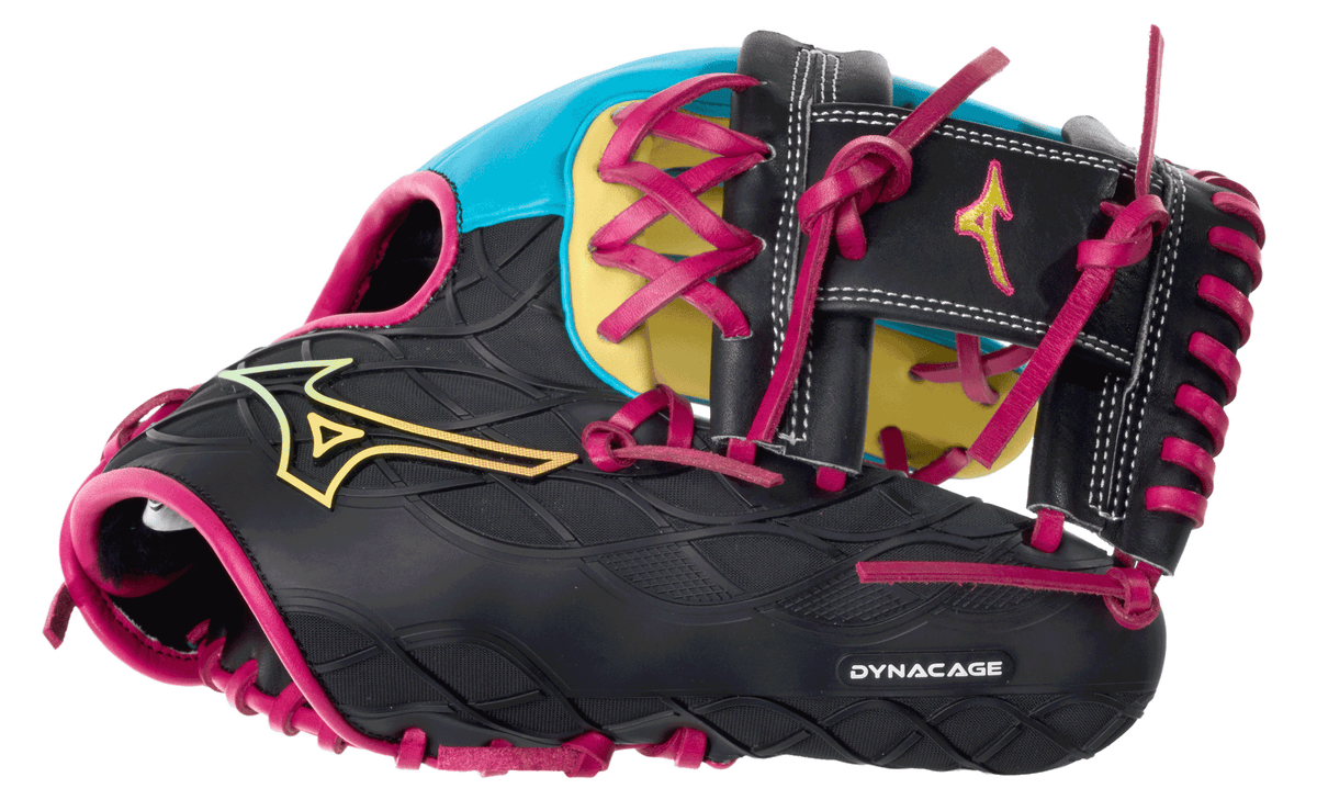 Mizuno Pro Select DynaCage GPS-41RDC 11.5" Infield Glove - Blue — product view 3