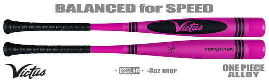 Victus VIBE Crayon Pink (-3) BBCOR Baseball Bat — product detail 1