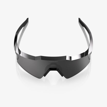 100% Soto 1 SPEEDCRAFT SL - Polished Black Chrome - HiPER Mercury Mirror — top view