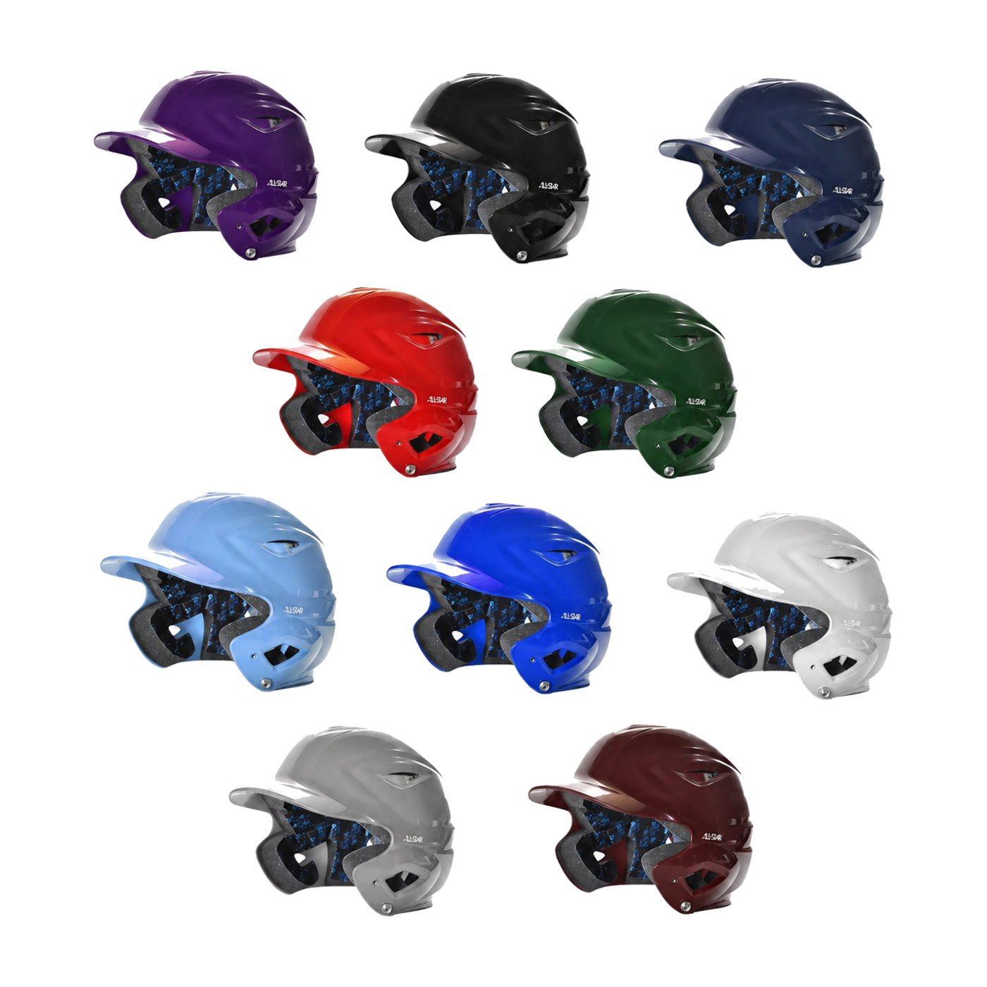 Youth All Star Batters Helmet on a transparent background