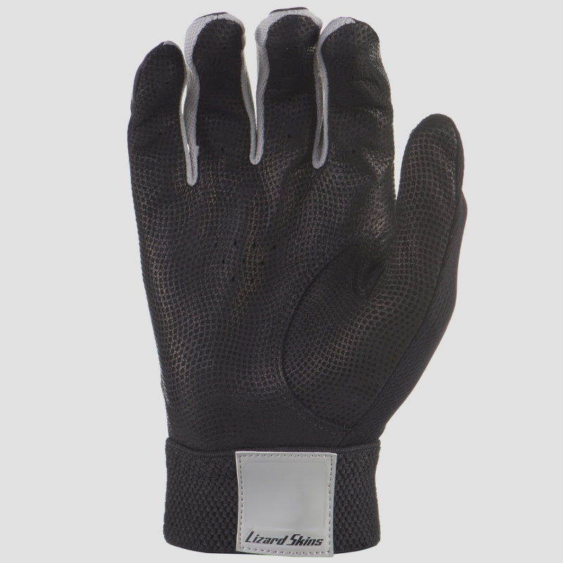 Komodo Lizard Skin Batting Gloves - Full Black